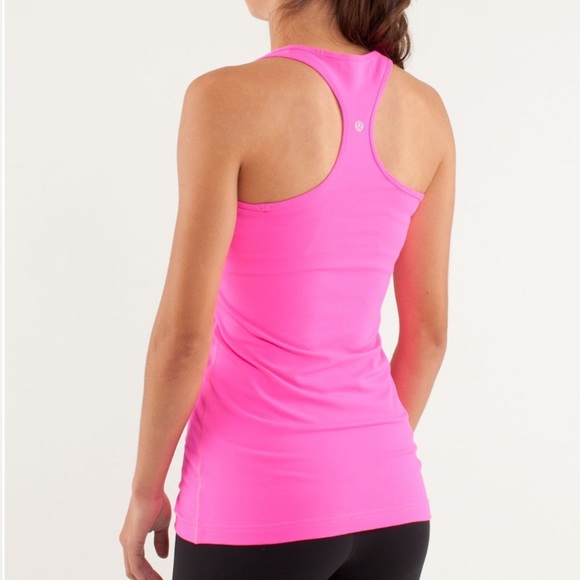 lululemon athletica Tops - Lululemon Cool Racerback Raspberry Glo Light Racerback Tank Top Women’s Size 2
